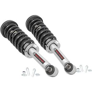 Rough Country Loaded N3 Leveling Struts for Ford F-150 4WD (2014-2025) 2" Lift - Pre-Loaded Coil Strut, Bolt-on Install, Set of 2