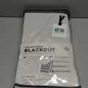 100% Blackout Shield Linen Blackout Curtains for Bedroom 96 Inches Long, Back Tab/Rod Pocket Living Room Drapes, Thermal Insulated Blackout Curtains 2 Panels Set, 50" W x 96" L, Beige