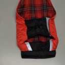 Reversible Waterproof Dog Coat - Adjustable Winter Jacket for Small to Large Breeds, Warm Cold Weather Apparel for Medium Dogs, Red & Black, Medium (Pack of 1)