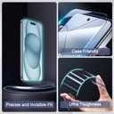 2-Pack Privacy Screen Protector for iPhone Air 6.5-inch, 9H Tempered Glass, Full Coverage, Anti-Fingerprint, Auto Dust-Elimination, No Bubble, Easy Installation