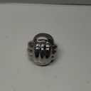 Small Silver Knot Decor, Chain Link Decor, Coffee Table Decor, Book Shelf Decor, Entry Table Decor, Aesthetic Minimalist Decorative Objects for Modern Home Living Room, Desk Decor for Office (Silver)