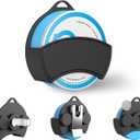 Holster Clip Compatible with ZYN/NZE/Alpha, Silicone Pouch Tin Holder for Car Sun Visor/Vent/Belt, High-Temperature Resistant, Great Gift for Zyn Pouch Users for Daily Use (Black)