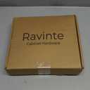 Ravinte 60 Pack (30 Pairs) 1/2 Inch Overlay Soft Close Hinges for Kitchen Cabinets - Satin Nickel Hidden Concealed Hinge, Stainless Steel, Self Closing