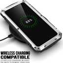 JGY Samsung S23 Metal Case with Kickstand Built-in Screen Protector Camera Glass Sturdy Military Aluminium Armor Durable Full Body Heavy Duty Shockproof Drop Tested Case for S23 (Silver)