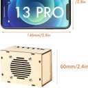 Science Kits for Kids Age 8-12 12-14, STEM Kits for Kids Age 8-10, STEM Toys Build Your Own FM Radio Kit, DIY Electronic Snap Circuits Projects Gifts for Teen Girls Boys 9 11 13 15 16+ (Classic Wood)