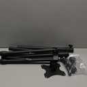 Projector Stand Tripod Adjustable, Laptop Height from 23.5 to 46.5 inches with Gooseneck Phone Holder, Floor for Office, Home, Stage, Studio, DJ Racks Holder Mount, 23.5inch-46.5inch (Black)