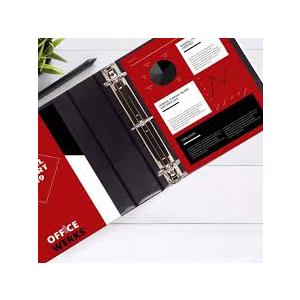 Extra-Large 3-Ring Binder | Heavy-Duty 5-Inch D-Ring Office Organizer | Crystal Clear Overlay View Binder | Archival-Grade Legal Storage | Holds 950+ Sheets | Interior Pockets | Pack of 2