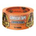 Gorilla Crystal Clear Tape, 1.88 x 18 yd (Pack of 1) - Weather Resistant for Indoor or Outdoor Projects and Repairs
