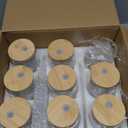 Havawish 12 Pcs Flower Glass Cups with Gift Boxes Glass Cups with Bamboo Lids and Straws Cute Coffee Tumbler for Women Girls(Boho)