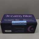 DreamyBlue Gusseted Sapphire Pillow  Adjustable Loft, Luxury Cover, Shredded Memory Foam Fill w/Airflow Beads Ideal for Wide Shoulders Neutral Alignment for All  CertiPUR-US Certified Foam (King)