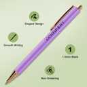 WY WENYUAN Thank You Gifts for Women, Fancy Pen Set for Women, Retractable & Quick-Drying - Perfect Teacher Pens, Employee Appreciation Gifts & Office Supplies (Black Ink, Medium/Fine Point)