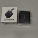 4-in-1 Retractable GaN 45W Wall Charger Plug for iPhone 17, Travel Essentials Brick Multiport Dual 31.5" Cables (USB C+Lightning) Adapter Fast Charging Block for iPhone 17/16/15/14/13/12,MacBook Neo