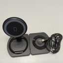 EGV Wireless Charger for iPhone, 3-in-1 Magnetic Charging Station for Apple, MagSafe Charger Stand for iPhone 17 Air 16 15 14 13 12 Series, Airpods Pro, Apple Watch Ultra, Foldable, No Adapter, Black