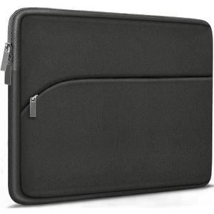 Laptop Sleeve Case 14 inch, Slim Portable Monitor Protective Cover with Front Pocket, Traveling Carrying Laptop Bag Compatible for MacBook Air/Pro, HP, Dell, Lenovo, Acer, Grey