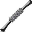 KITWILD Muscle Roller Stick, Massage Roller Stick for Athletes, Body Massage Stick for Muscles Deep Tissue, Muscle Relaxation Roller for Physical Therapy, Myofascial Release, and Yoga Therapy (Gray)