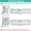 HRB171N6ASE Refrigerator Section Long Door Bin Compatible with Hisense Refrigerator Door Shelf HRB171N6BSE, HRB171N6AWE, HRB171N6ABE, MRB172N6AWE, RB17A2CWE. 26.65 in Full Width Door Bin K2137991.