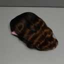 Black To Brown Wigs with Bangs for Women 12 Inch Wavy Shoulder Length Wigs Synthetic Colorful Wigs for Colorful Cosplay and Daily Party & Halloween Use