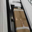 Wilk Dining Bench, 47 Wooden Entryway Bench, Indoor End of Bed, 100% Solid Oak Wood (Black)