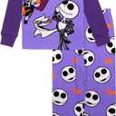 Disney unisex-child 2-piece Snug-fit Cotton Holiday Pajama Set, Soft & Cute for Kids (6)