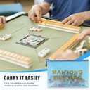 2Pack Mahjong Tile Bag, Case for American Mah jong Set, Mahjong Gifts Accessories, Card Holder Bouch, Blue (Case Only)