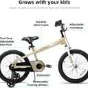JOYSTAR Whizz 12-20" Kids Bike for Toddler & Kids Ages 2-10Y, 18 Inch with Training Wheels & Kickstand