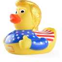 Nuwani Donald Trump Rubber Ducks for Jeep Dashboard  4 inch Patriotic SelfRecovering Bath Toy, Funny Gag Gift for Baby Shower, Family Party & Kids Birthday, Set of 7