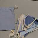 2 Strings Blue Pennant Banner Flags Nursery Garland Royal Linen Fabric Triangle Bunting Streamers for Baby's Room Decor Kids Boys Nautical Birthday Baby Shower Boho Wedding Event Party Decorations