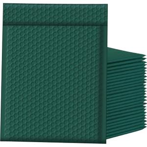 Famagic Bubble Mailers 8.5x12 Inch 25pc Ultramarine Green Shipping Bags, Chic Packaging Bags For Small Business, Colored Padded Mailing Envelopes, Opaque Matte Self Seal Bubble Poly Mailers Bulk #2