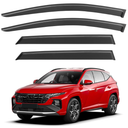 Window Visors Rain Guards for 2022 2023 2024 2025 2026 Hyundai Tucson, Out-Channel Window Vent Wind Deflectors Visors Shades for 22 23 24 25 26 Tucson SE SEL N-Line Limited