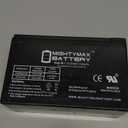 ML7-12 - 12 VOLT 7.2 AH SLA BATTERY - Mighty Max Battery brand product, black