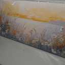 Canvas Wall Art Decor Wall Art Pictures for Living Room Artwork for Walls Large Coastal Beach Wall Art Prints Canvas Art Wall Decor Vintage Wildflower Wall Art Decorations Bedroom Home Decor 24"X48"