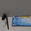 KatchOn, Solar Lighted Christmas Garden Flag - 12x18 Inch Double Sided, 8 Mode | Gnome Christmas Flag, Christmas Yard Flag for Outdoor Christmas Decorations | Gnome Lighted Flag, Christmas House Flags (Multicolor Cap Santa)