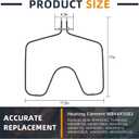 AMI PARTS WB44X5082 Oven Bake Element Fit for G-E Hot-Point Ken-More Bake Element Replace WB44X0192 WB44X10003 WB44X1126 WB44X192 WB44X5061 WB44X5072 PS249466