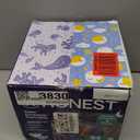 The Honest Company Comfort Dry Overnight Diapers, Up to 12 Hours Protection, Hypoallergenic, Fragrance-Free, Cozy Cloud + Star Signs, Club Box Size 6 (35+ lbs), 34 Count