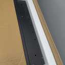 Medicine Cabinet with Mirror, 16x24 Fully Assembled Recessed or Wall-Mounted Bathroom Mirrored Cabinet with Adjustable Storage Shelves for Vanity, Metal, Black