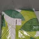 GzLeyigou Dark Light Green Round Fitted Tablecloth Elastic Edged Floral Table Cover Waterproof Wipeable Table Cloth Tablecloth Fits Tables up to 45"-56"