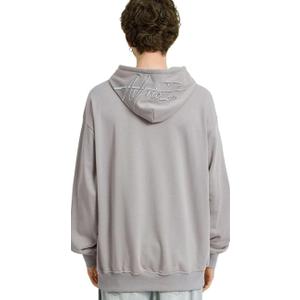 Aelfric Eden Embroidery Mens Hoodies Oversized Womens Sweatshirts Solid Color Y2k Hoodie Long Sleeve Tops Size L