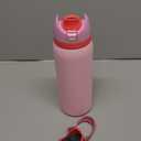 Owala FreeSip Insulated Stainless Steel Water Bottle with Straw for Sports and Travel, BPAFree Sports Water Bottle, 32 oz, Pink, Angel Food Cake