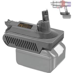 V10 Adapter for Makita 18V Lithium Battery Convert to for Dyson V10 SV12 Animal Absolute Motorhead Fluffy Total Cordless Stick Vacuum Cleaner (only Adapter)