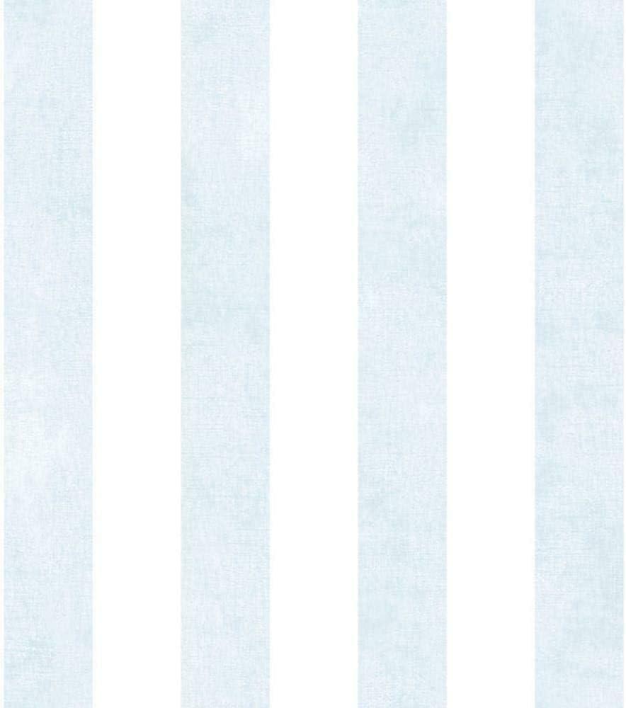 Stripe with Texture Wallpaper (Blue, Soft Blue, Sky)