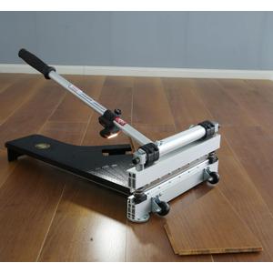 Laminate Floor Cutter, 13 Vinyl Floor Cutter with Wheels  Easy Angle & Length Cutting, Flooring Tools - Cuts Laminate Floor, Engineered Wood, LVP, LVT, VCT, SPC, WPC, HSS Blade/LED Light