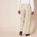 Amazon Essentials Men's Classic-Fit Expandable-Waist Flat-Front Dress Pant (Beige, L)