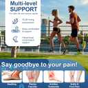 DRNAIETY 2 Pairs Ankle Brace Socks for Women & Men, Ankle Compression Sleeve for Plantar Fasciitis, Achilles Tendonitis, Neuropathy, Foot Arch Support Socks | Comfortable and Breathable (XL)