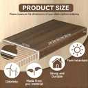 Wire Rack Covers 5 Pcs，Shelf Covers for Wire Shelving, Durable Shelves Cover, Easy Install for Pantry, Kitchen (28 * 16")