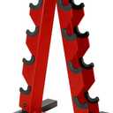 Cap Barbell A-Frame Dumbbell Weight Rack | Color Series (Red)
