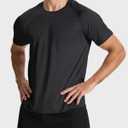 Men's Sun Protection Shirts Lightweight Athletic Quick Dry Rash Guard Cooling Tee (Large, Darkgrey)