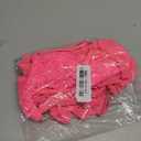 Women's 2-Piece Lingerie Set – Neon Pink Lace Babydoll Chemise, Matching Strappy Garter Dress and Thong Panty, Size M