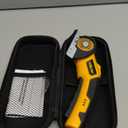 2026 New 3000mAh Cardboard Box Cutter with 2 Titanium Blades, Cordless Electric Scissors with Safety Lock & LED Light, Storage Box, 300RPM, 4V, Cutter for Fabric Carpet Carton Plastic Leather Cloth