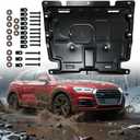 Engine Splash Shield Fit for Audi Q5 2018-2024 Engine Case Guard Under Cover Compatible with 2019-2023 Q5 Front Engine Guard Mud Flaps