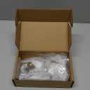 Amerdeco 10 Pack Champagne Bronze Cabinet Knobs Single Hole Cabinet Pulls Round Kitchen Cabinet Knobs Solid Drawer Knobs Dresser Knobs and Pulls for Bathroom Cabinets ZH0041